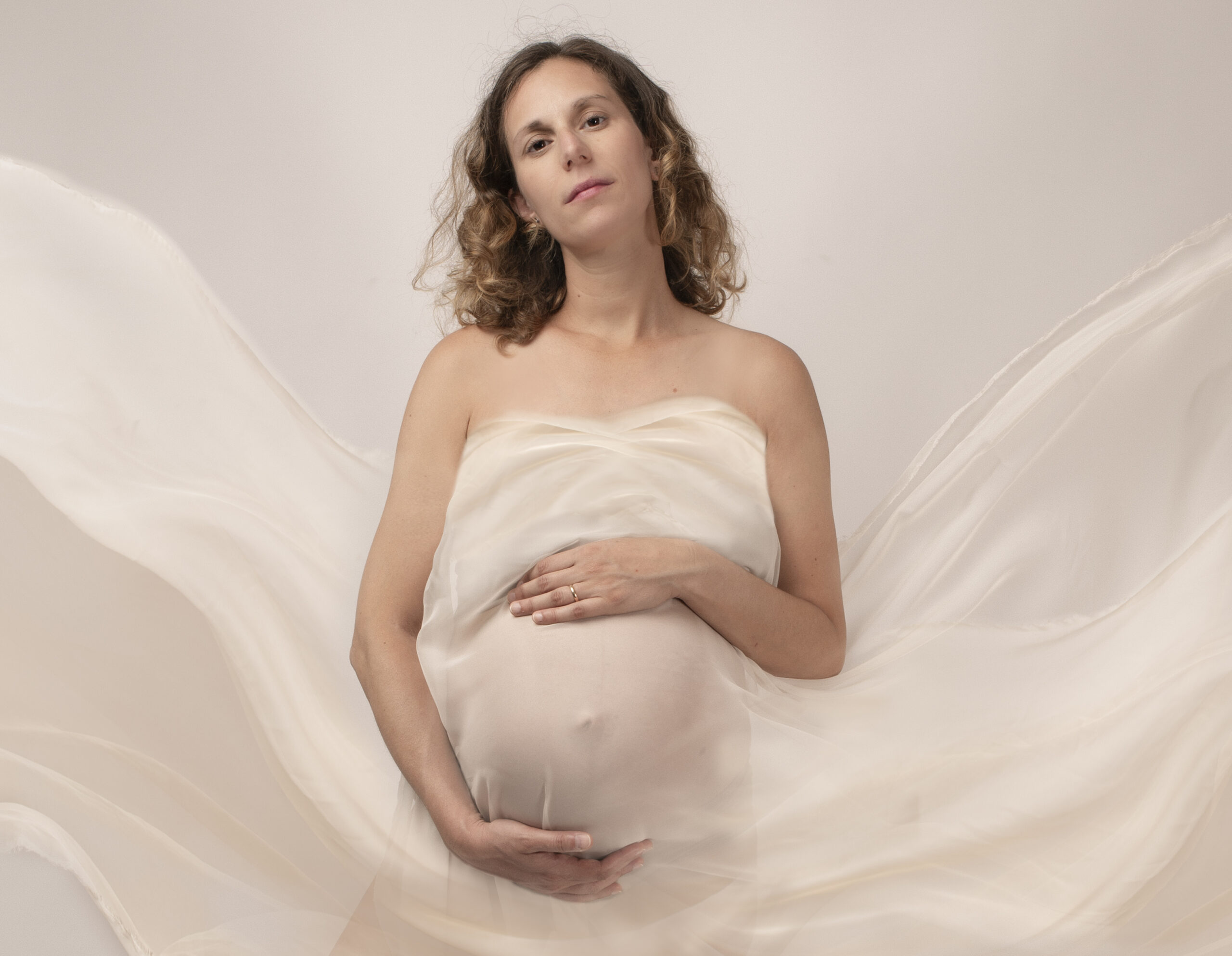 fotografia in studio maternity